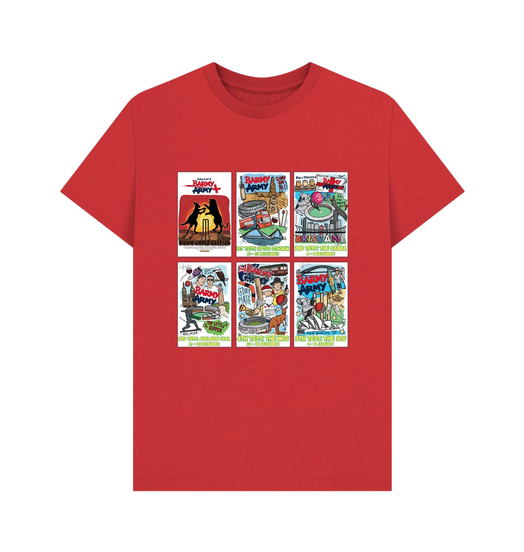 Barmy Army Tour Poster Tee - Men's