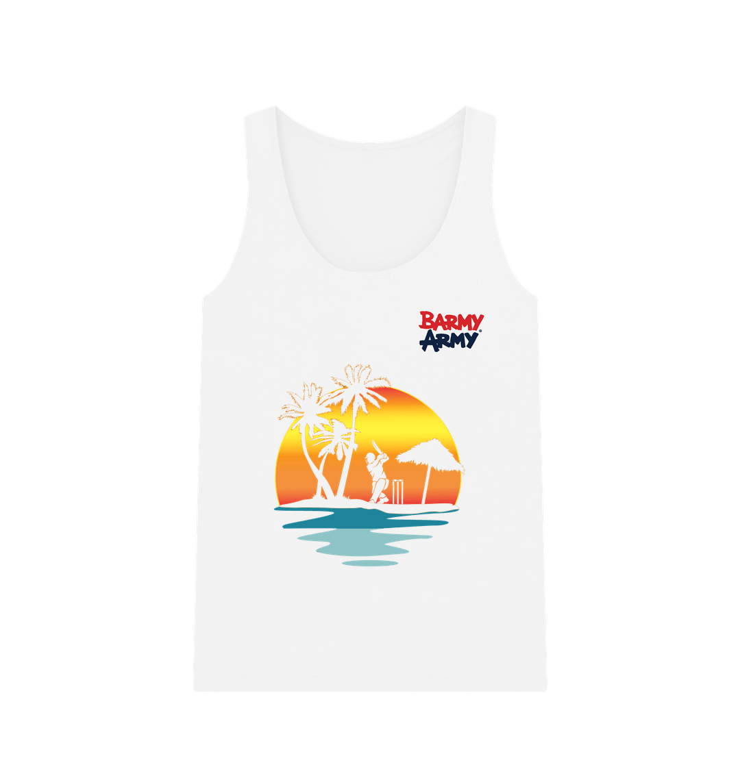 White Barmy Army WI Graphic Vest - Ladies