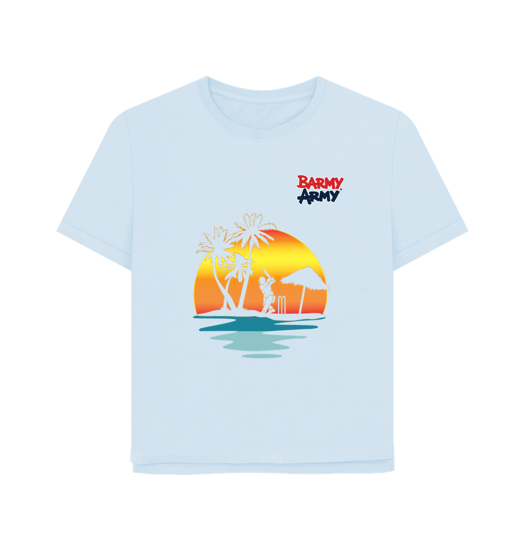 Sky Blue Barmy Army WI Graphic Tee - Ladies