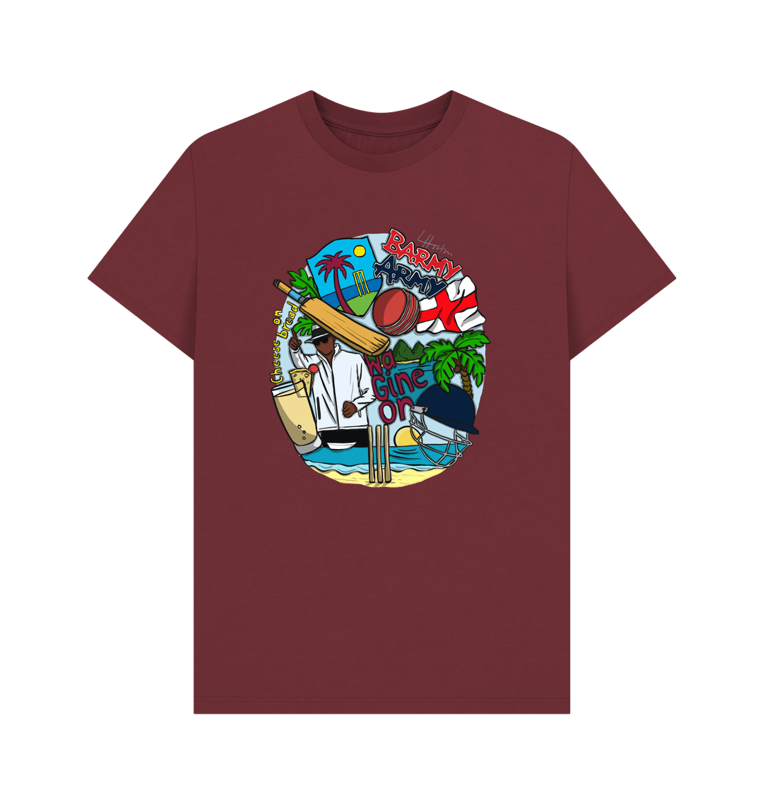 Red Wine Barmy Army x Luke Horton Tour Tee - Men's