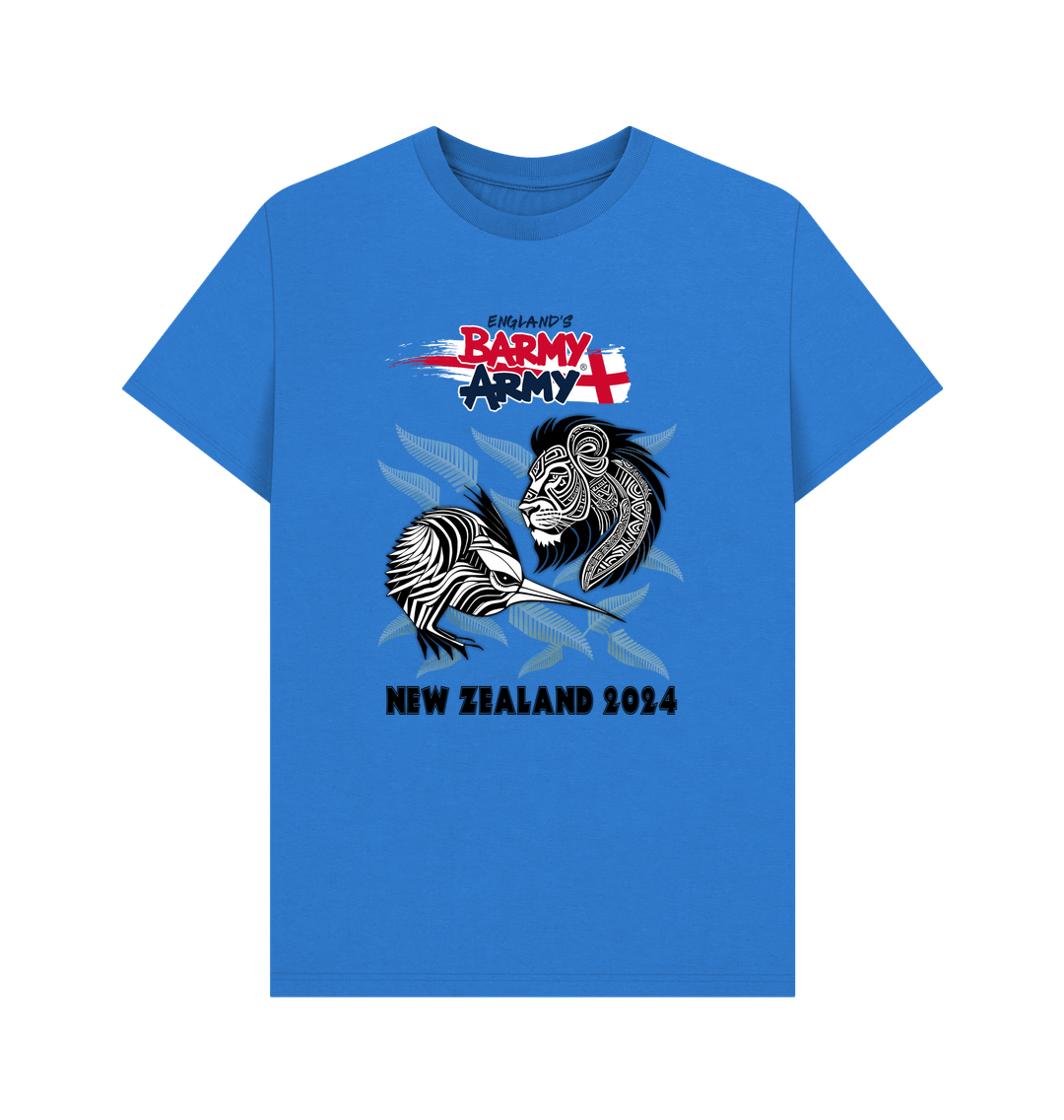 Bright Blue Barmy Army NZ Tour Tee - Men's