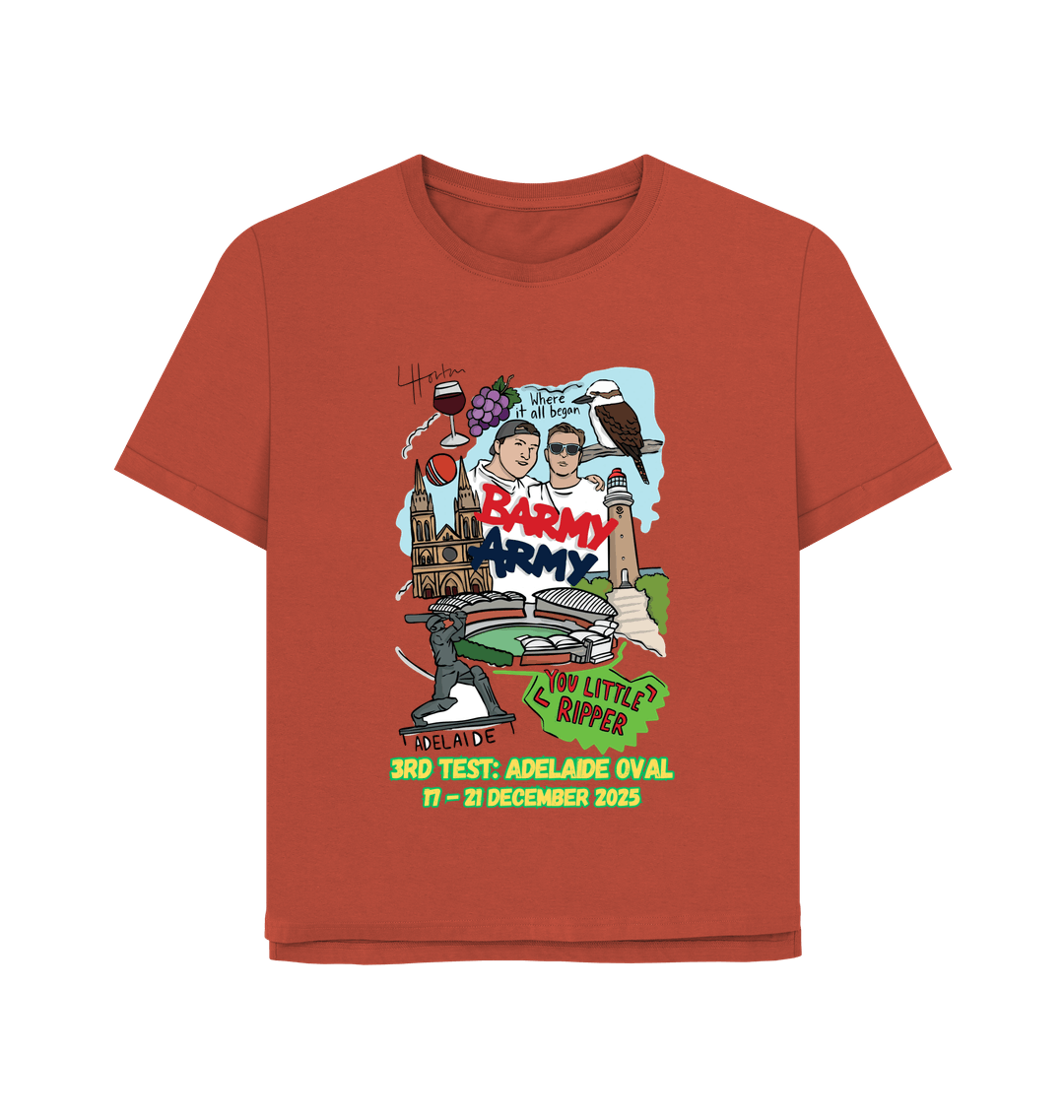 Barmy Army x Luke Horton Adelaide Tee - Ladies