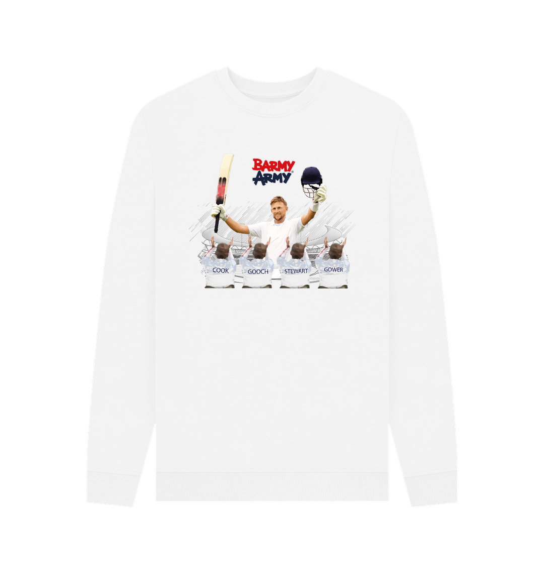 White Barmy Army Root Ovation Sweater