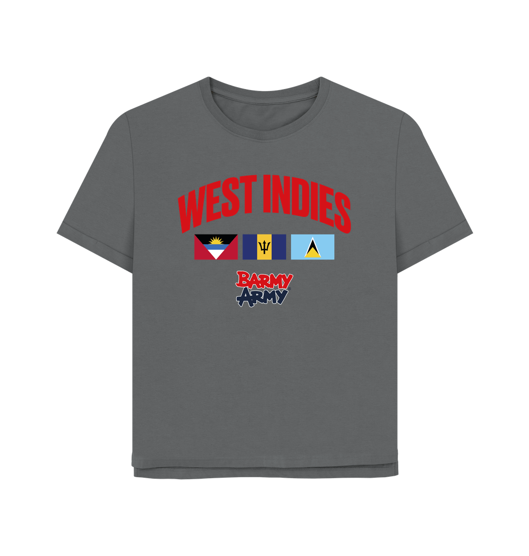 Slate Grey Barmy Army WI Tour Tee 24 - Ladies