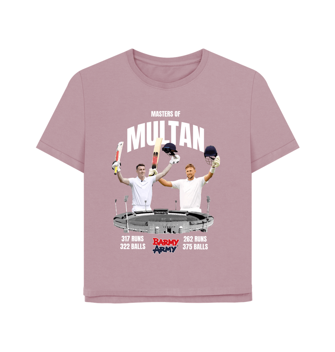 Mauve Barmy Army Masters Of Multan Tee - Ladies