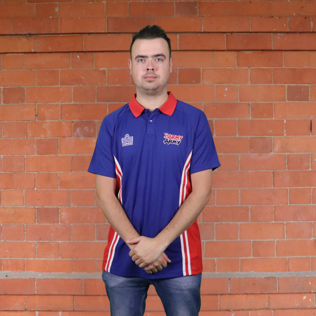 Admiral Polo Shirt - Navy/Red/White