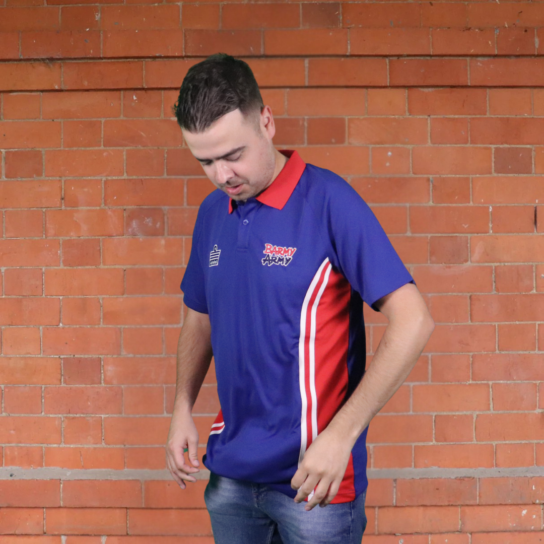 Admiral Polo Shirt - Navy/Red/White