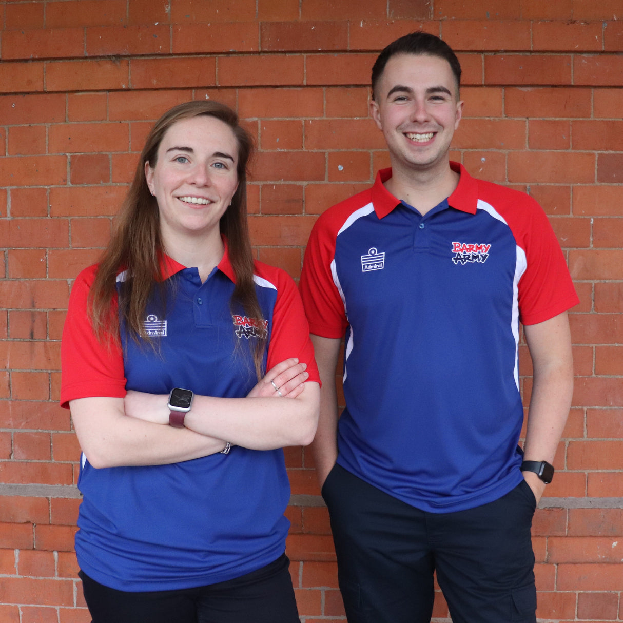 Admiral Red/Navy Polo