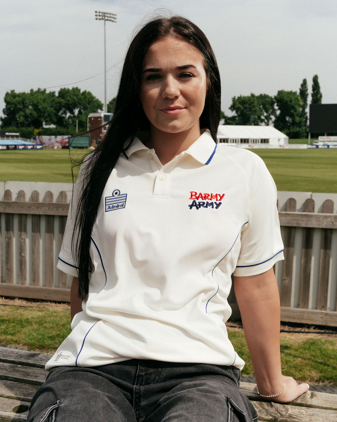 Admiral Womens Retro White Polo