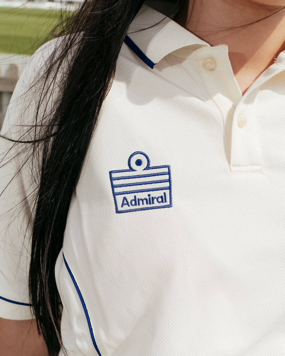 Admiral Womens Retro White Polo