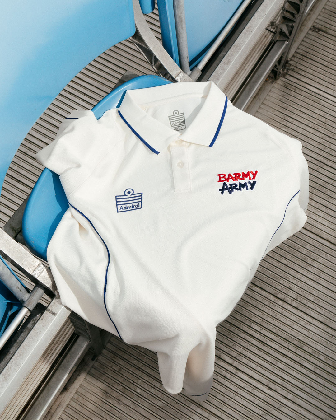 Admiral Womens Retro White Polo