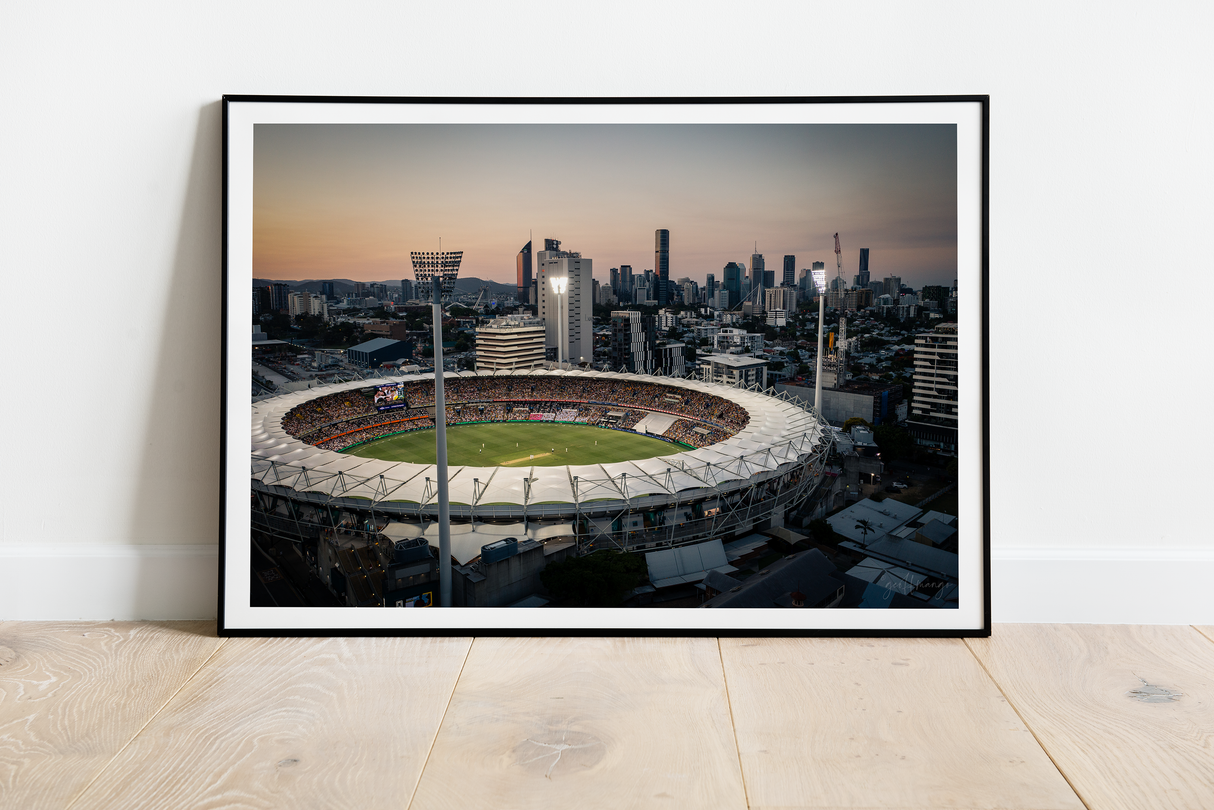 Stadium Print - Brisbane Dusk
