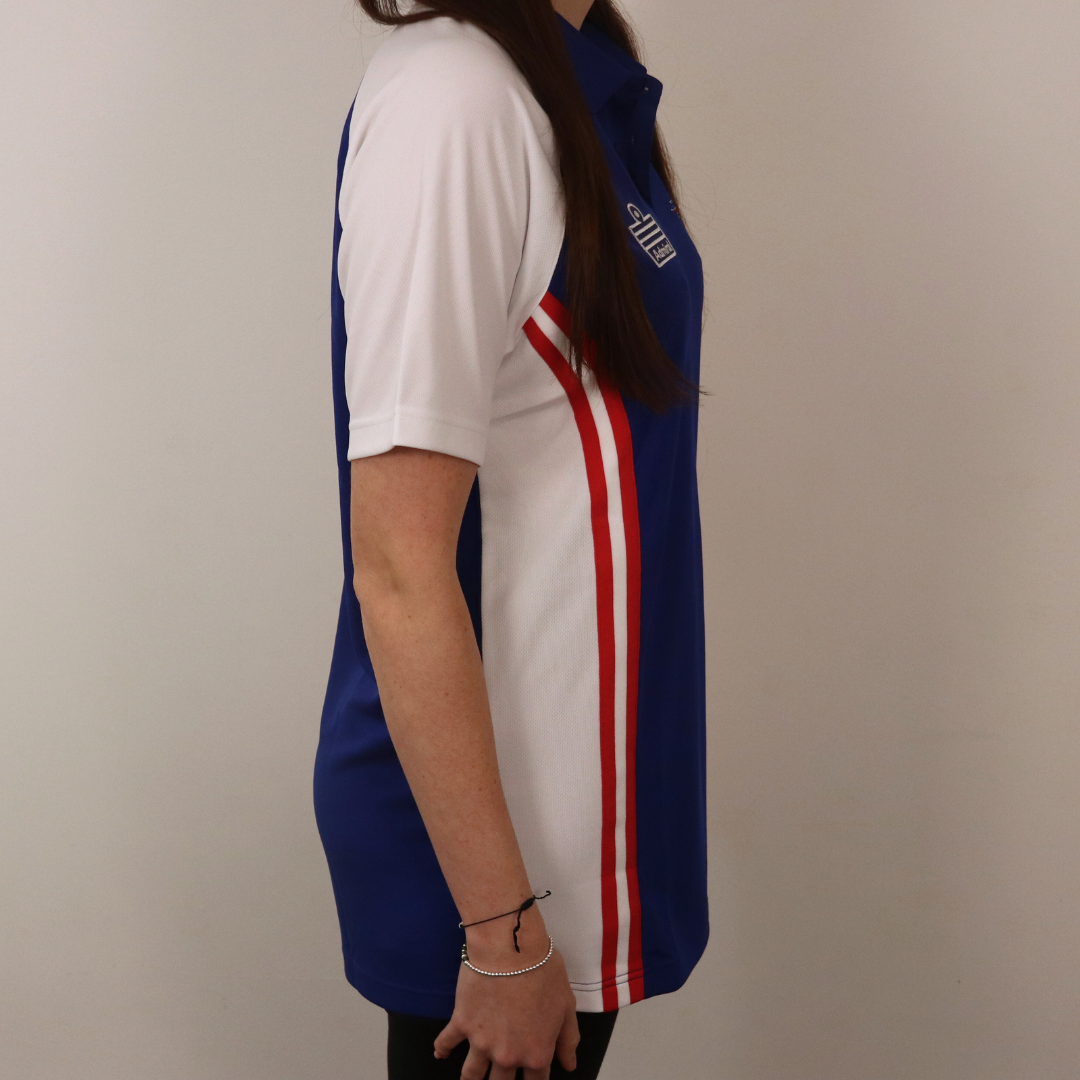 Admiral Womens Retro Red/Navy/White Polo