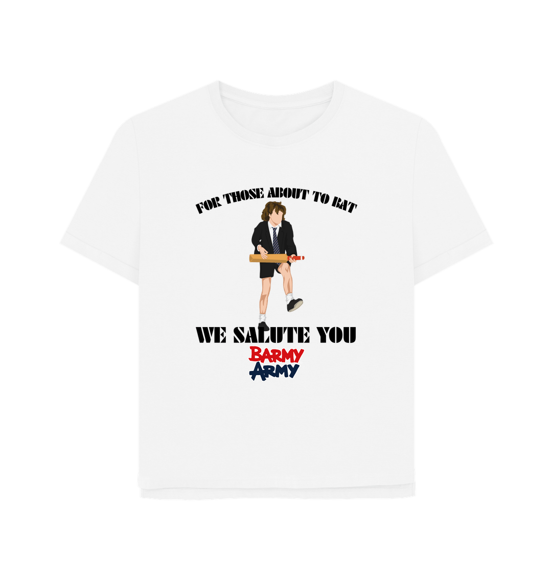 Barmy Army 'For Those About To Bat' Tee - Ladies