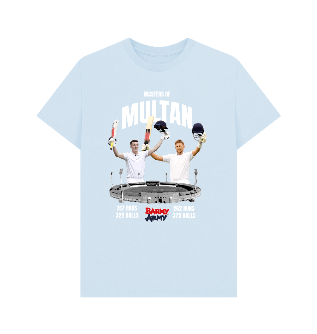 Sky Blue Barmy Army Masters Of Multan Tee - Men's