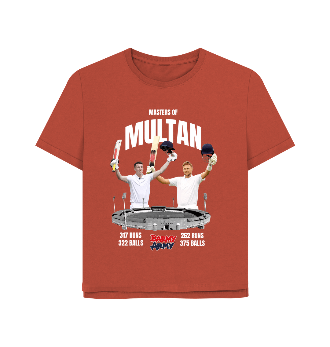 Rust Barmy Army Masters Of Multan Tee - Ladies