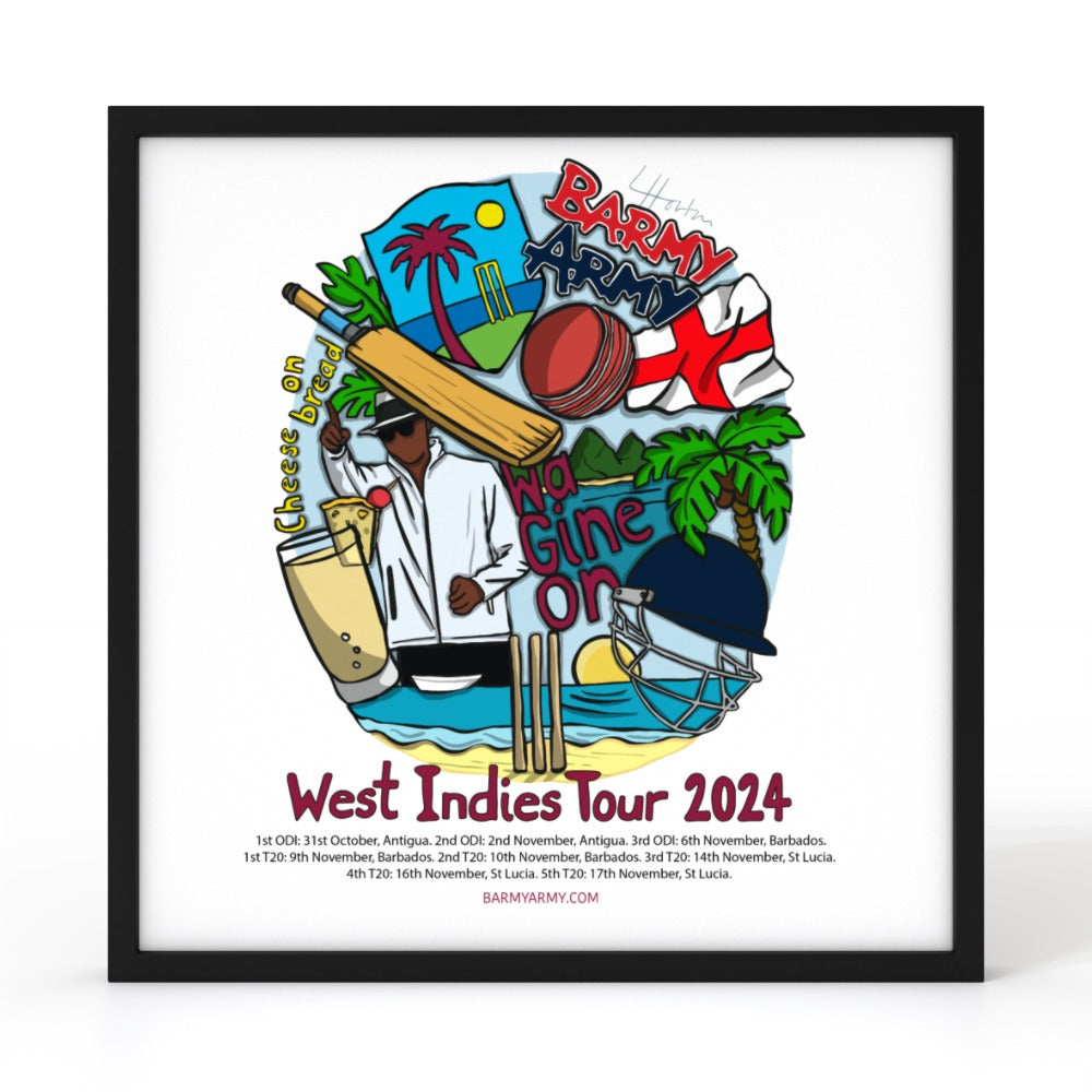 Barmy Army x Luke Horton WI Tour Wall Art