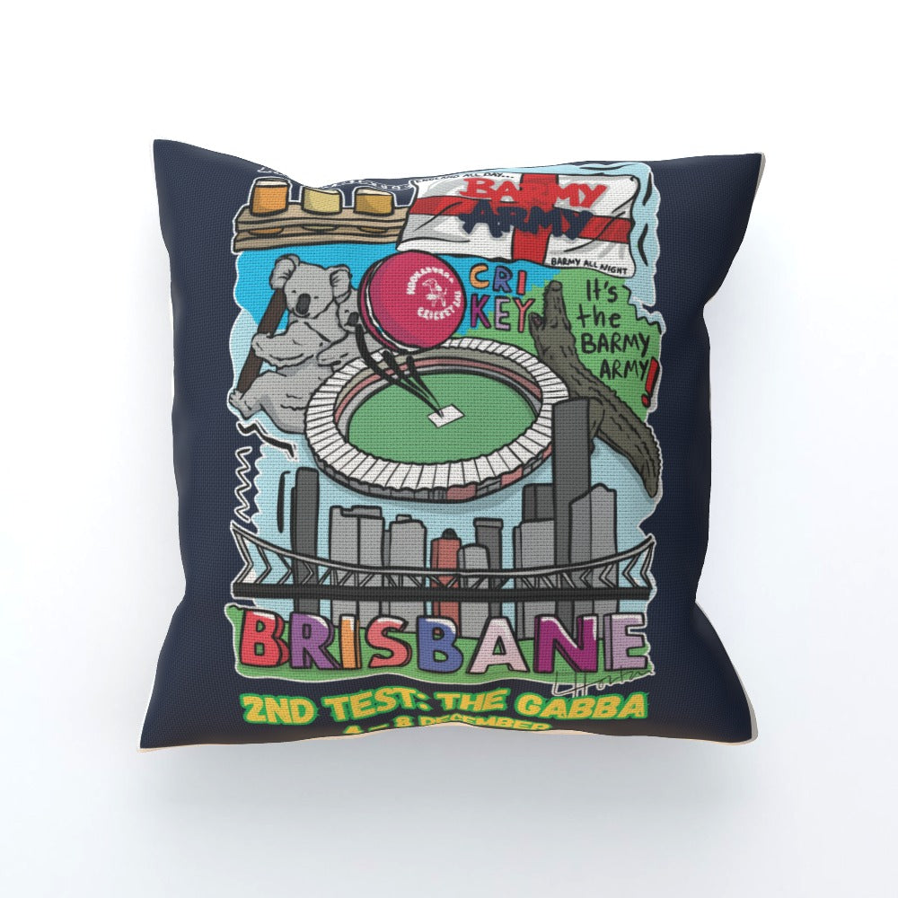 Barmy Army x Luke Horton Brisbane Scatter Cushion 45x45cm