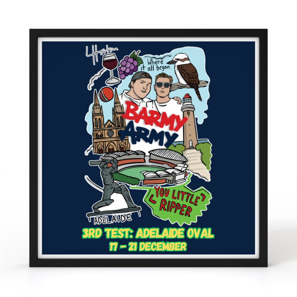 Barmy Army x Luke Horton Adelaide Air Frame