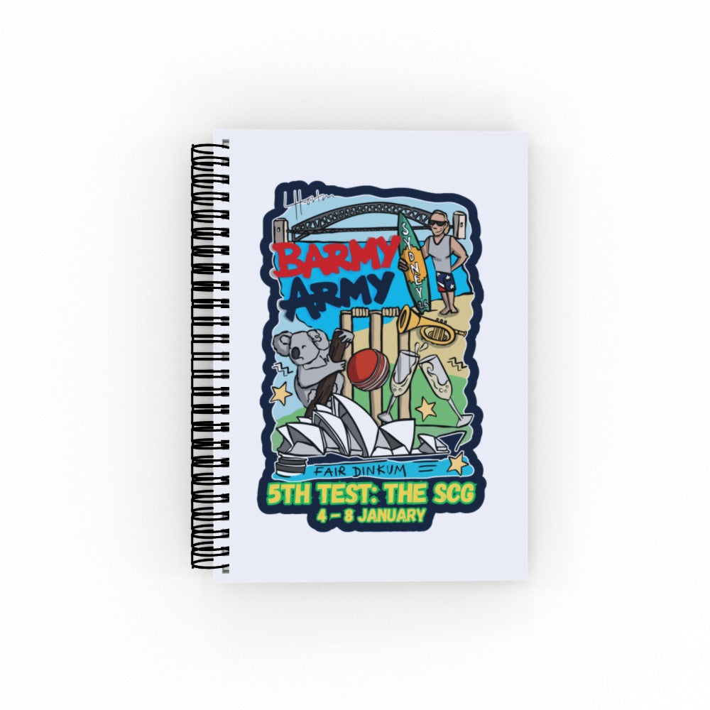 Barmy Army x Luke Horton Sydney Notebook