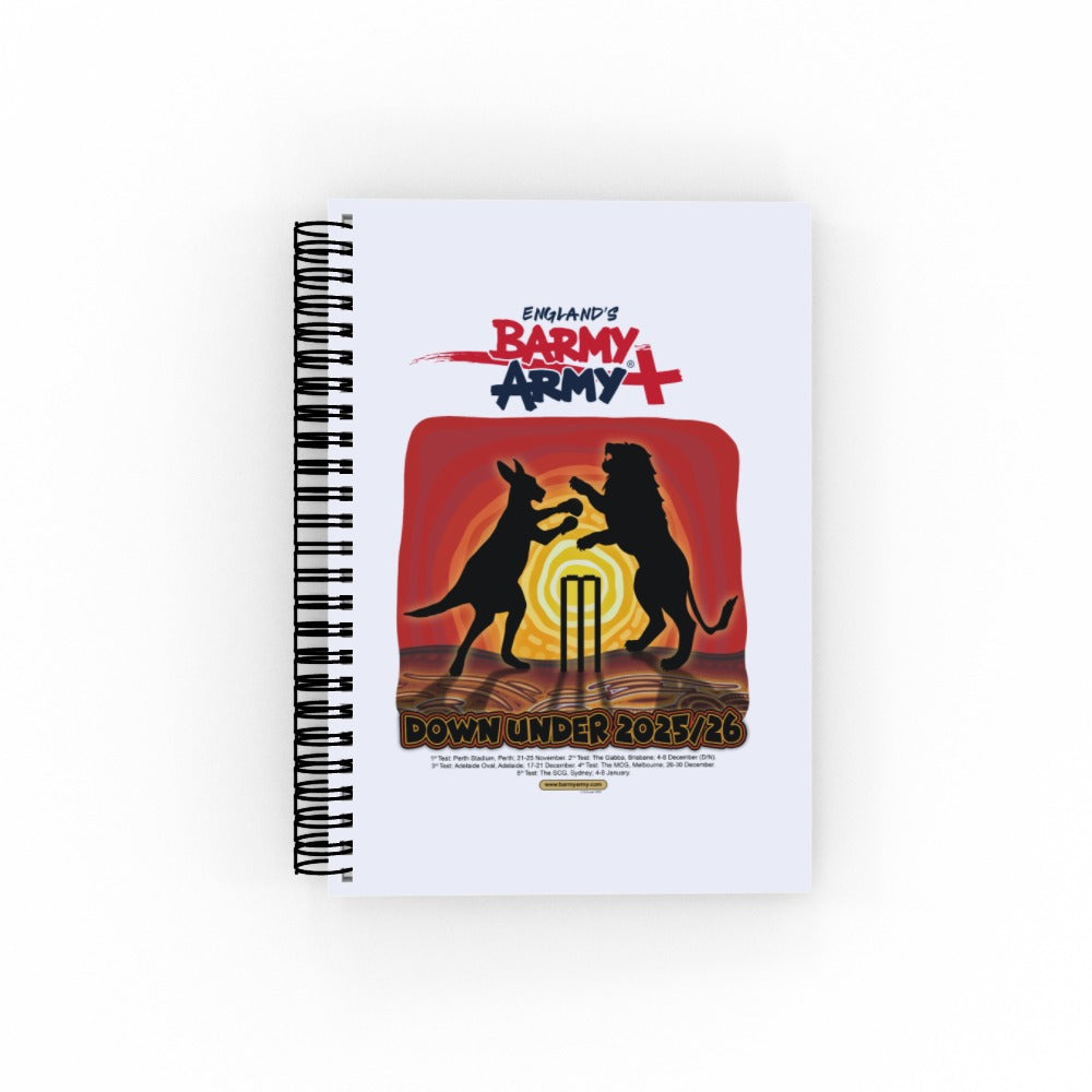 Barmy Army Down Under Full Tour Notebook