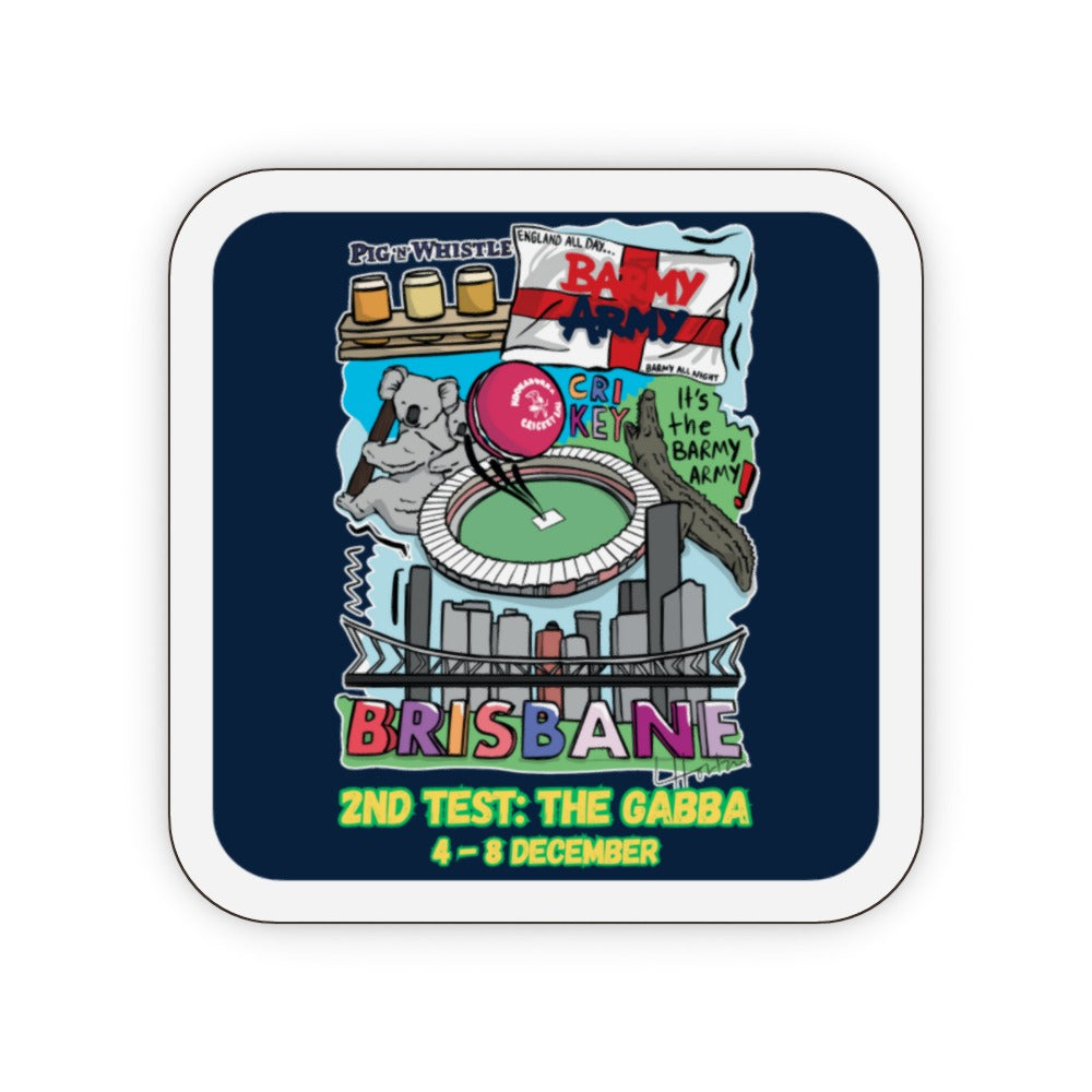 Barmy Army x Luke Horton Brisbane Coaster