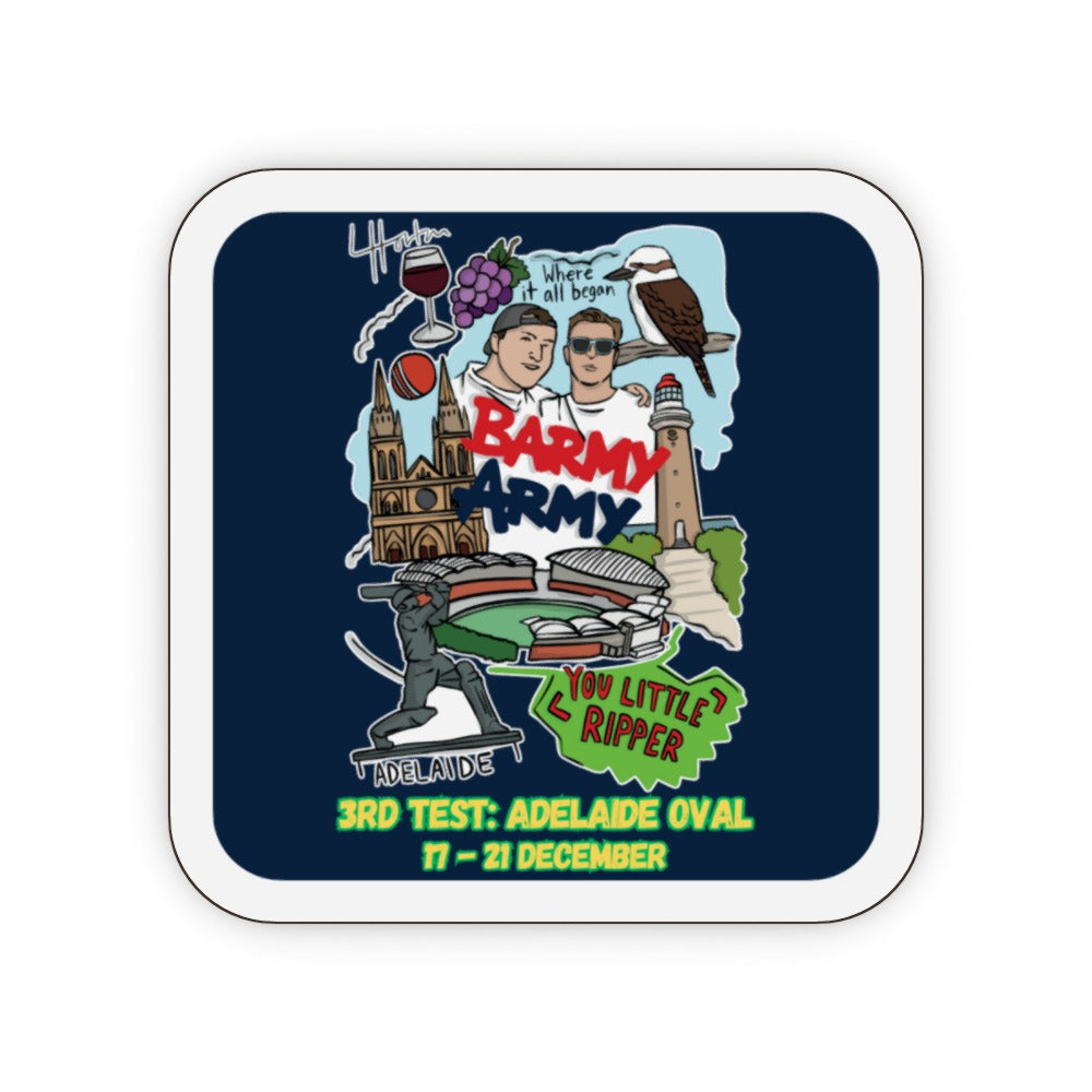 Barmy Army x Luke Horton Adelaide Coaster