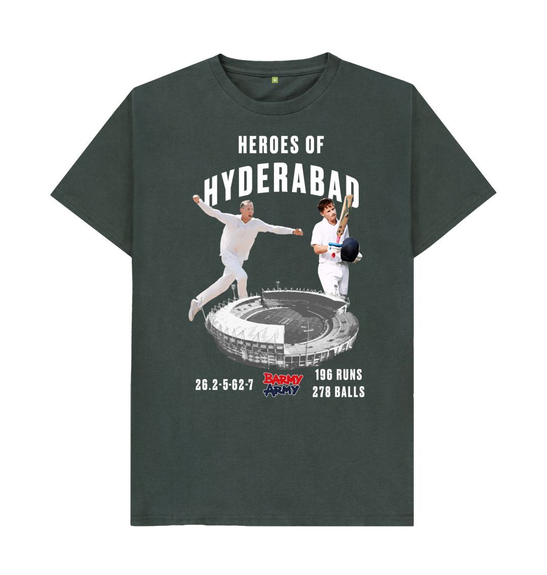 Dark Grey Barmy Army Heroes of Hyderabad Tee - Men's