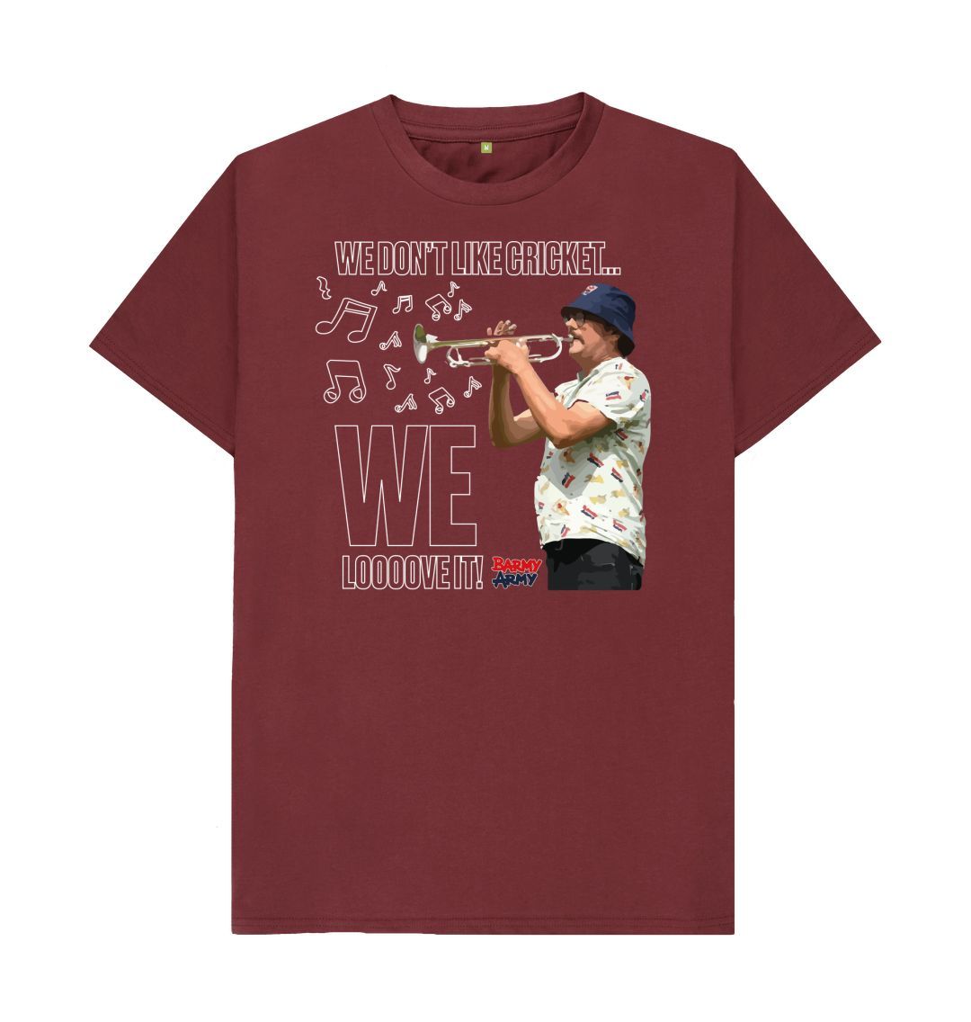 Red Wine Barmy Army WI Trumpet Shirt - Mens
