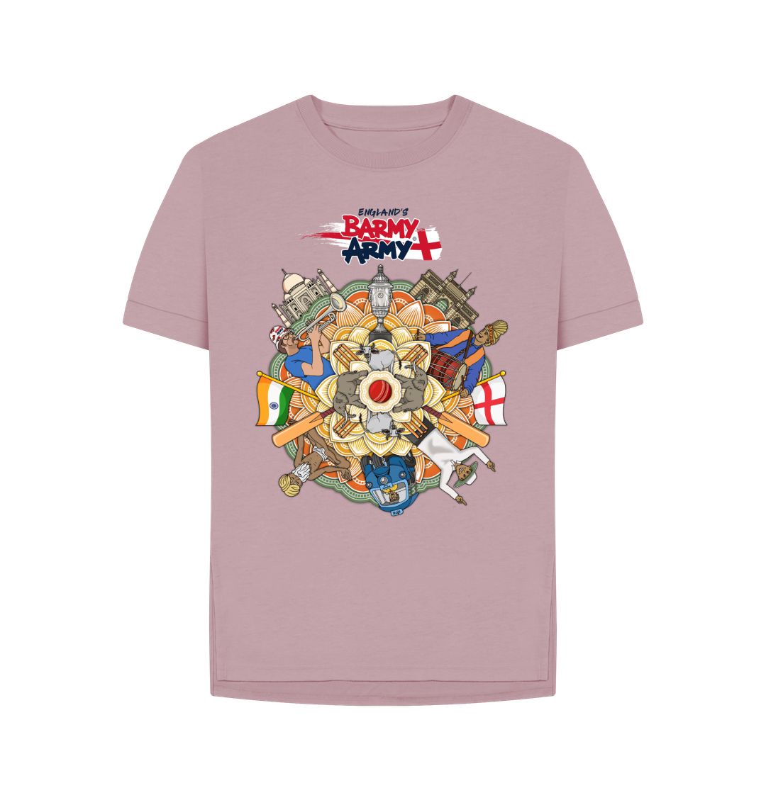 Mauve Barmy Army India Tour Tee - Ladies