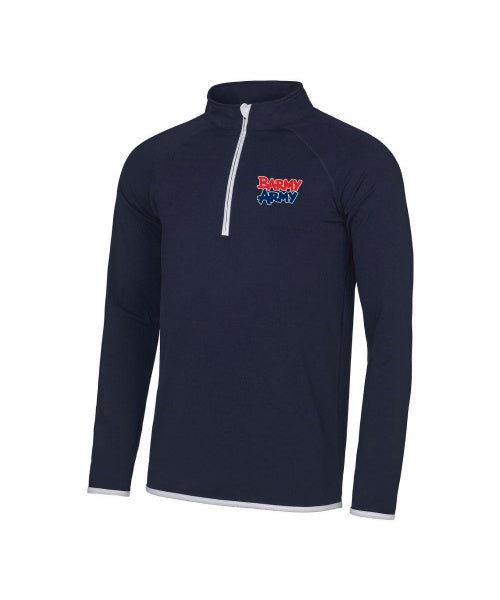 Barmy Army 1/4 Zip Sweatshirt