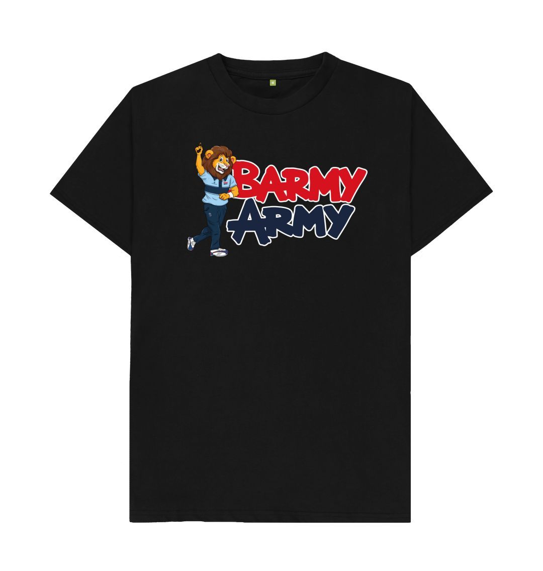 Black Barmy Army Mascot Send Off Tee - Men's