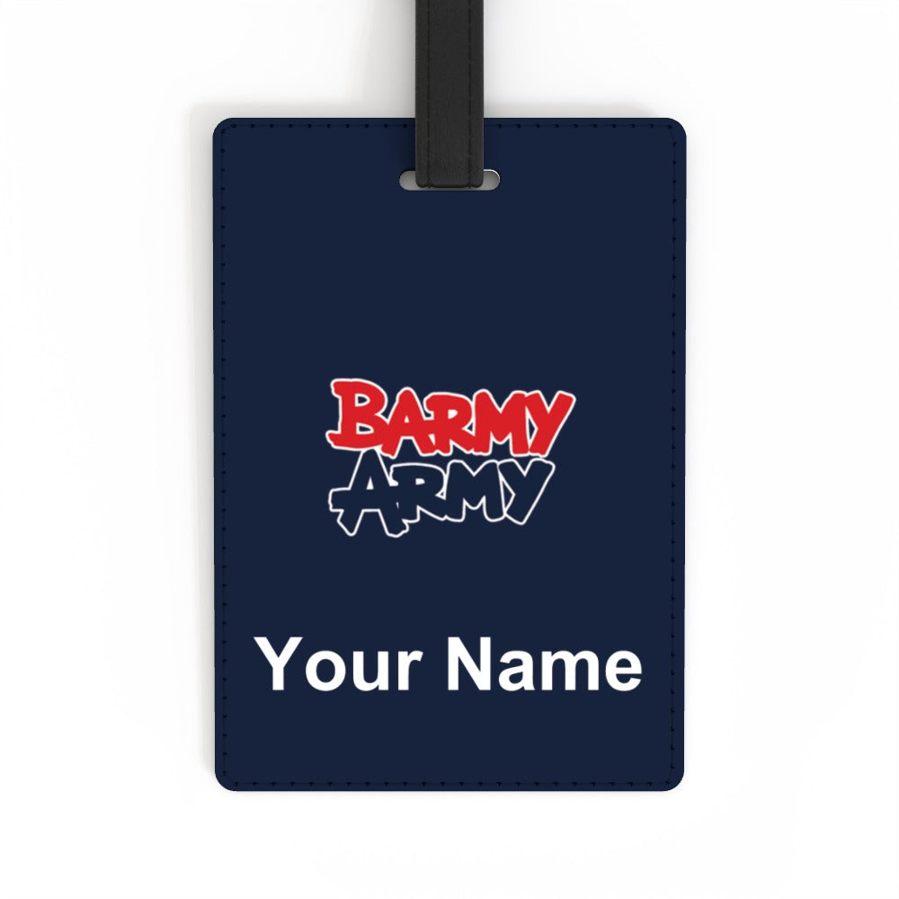 Barmy Army Luggage Tag - Personalised