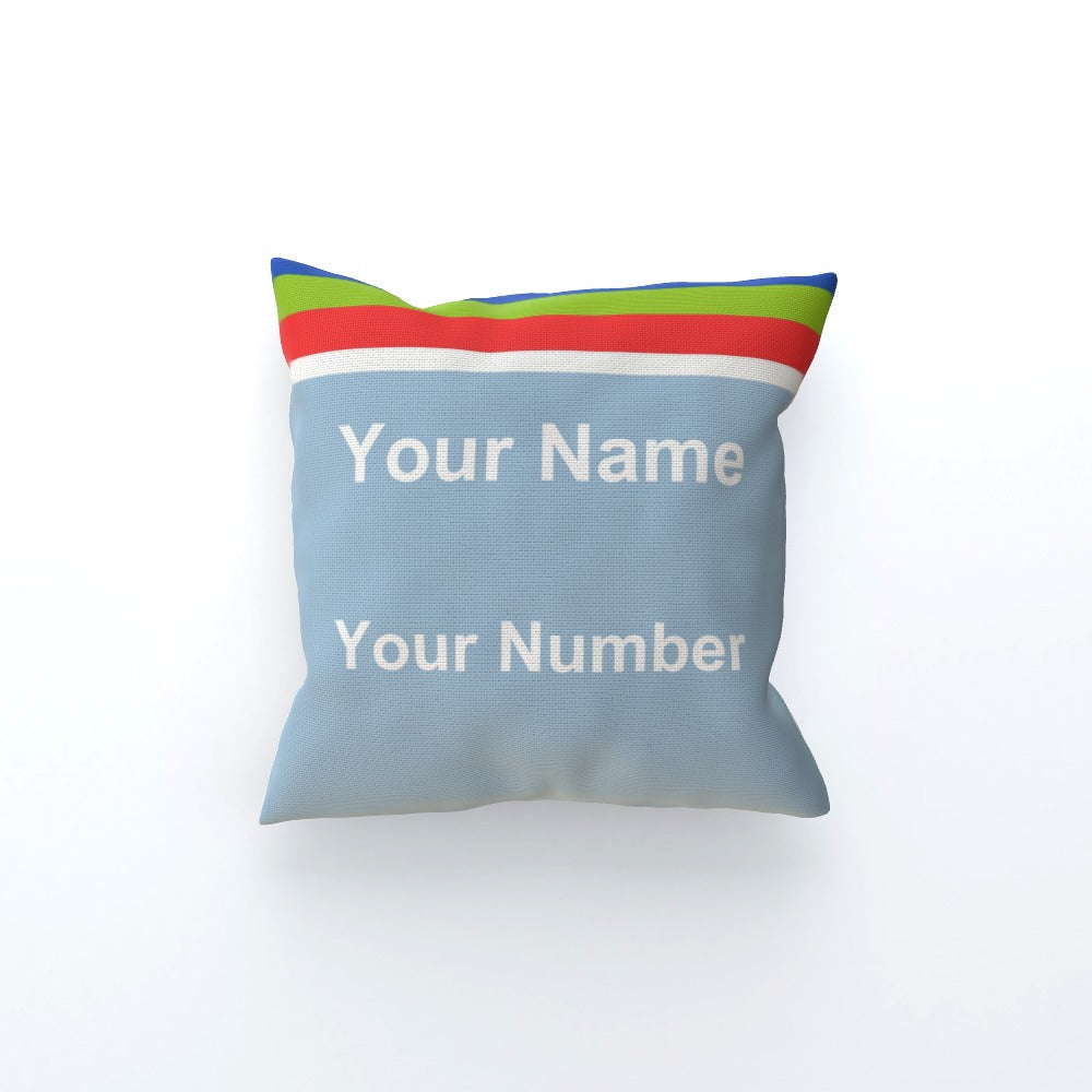 Barmy Army Retro Cushion - Personalised
