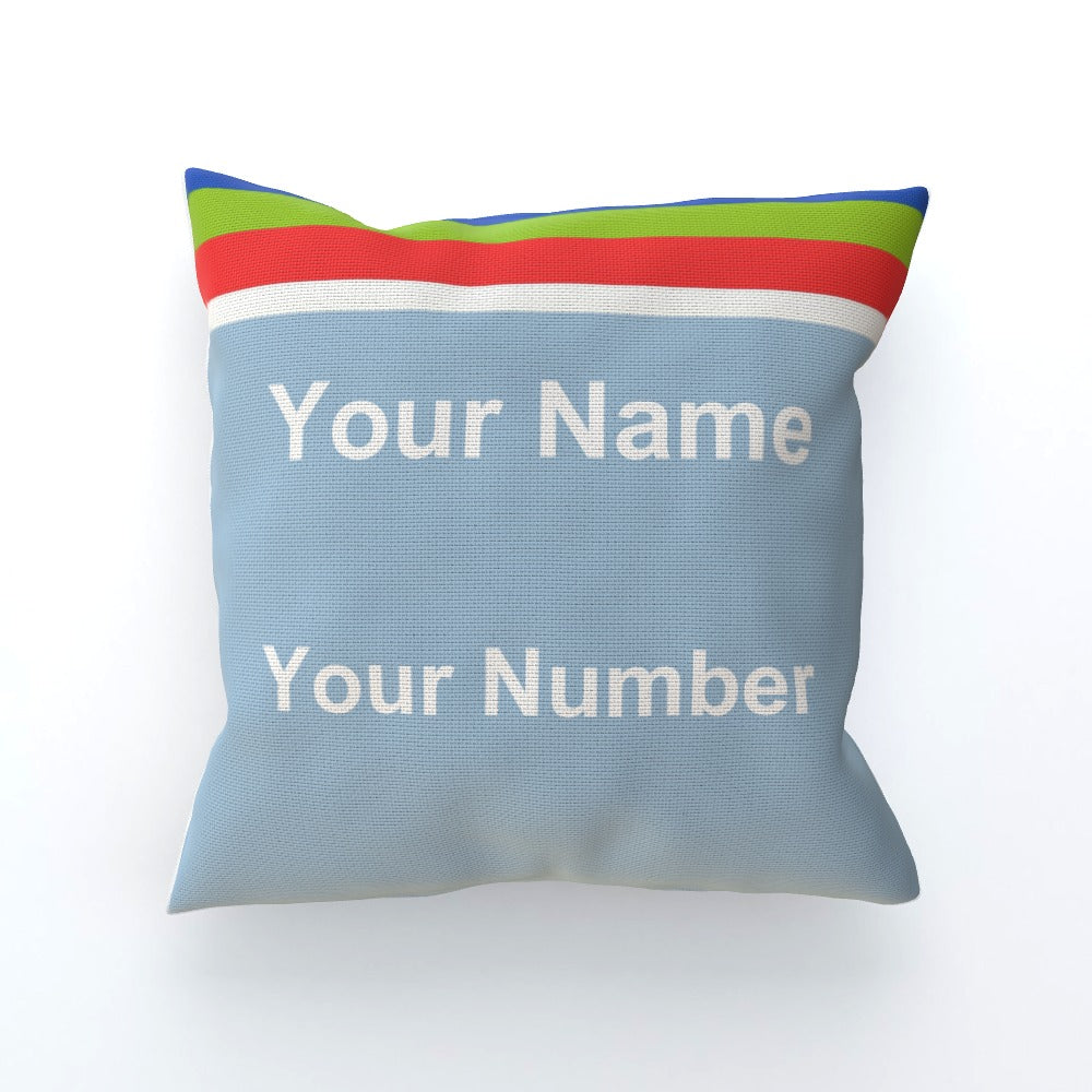 Barmy Army Retro Cushion - Personalised
