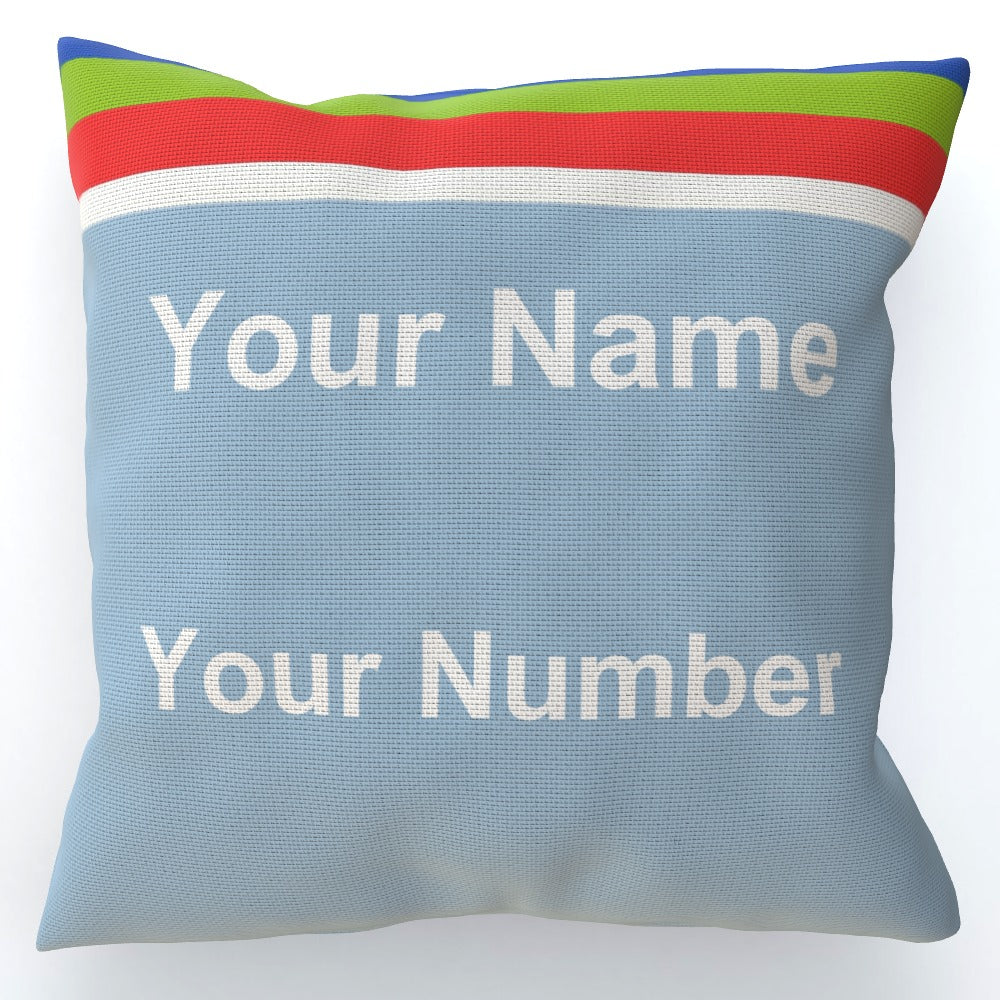 Barmy Army Retro Cushion - Personalised