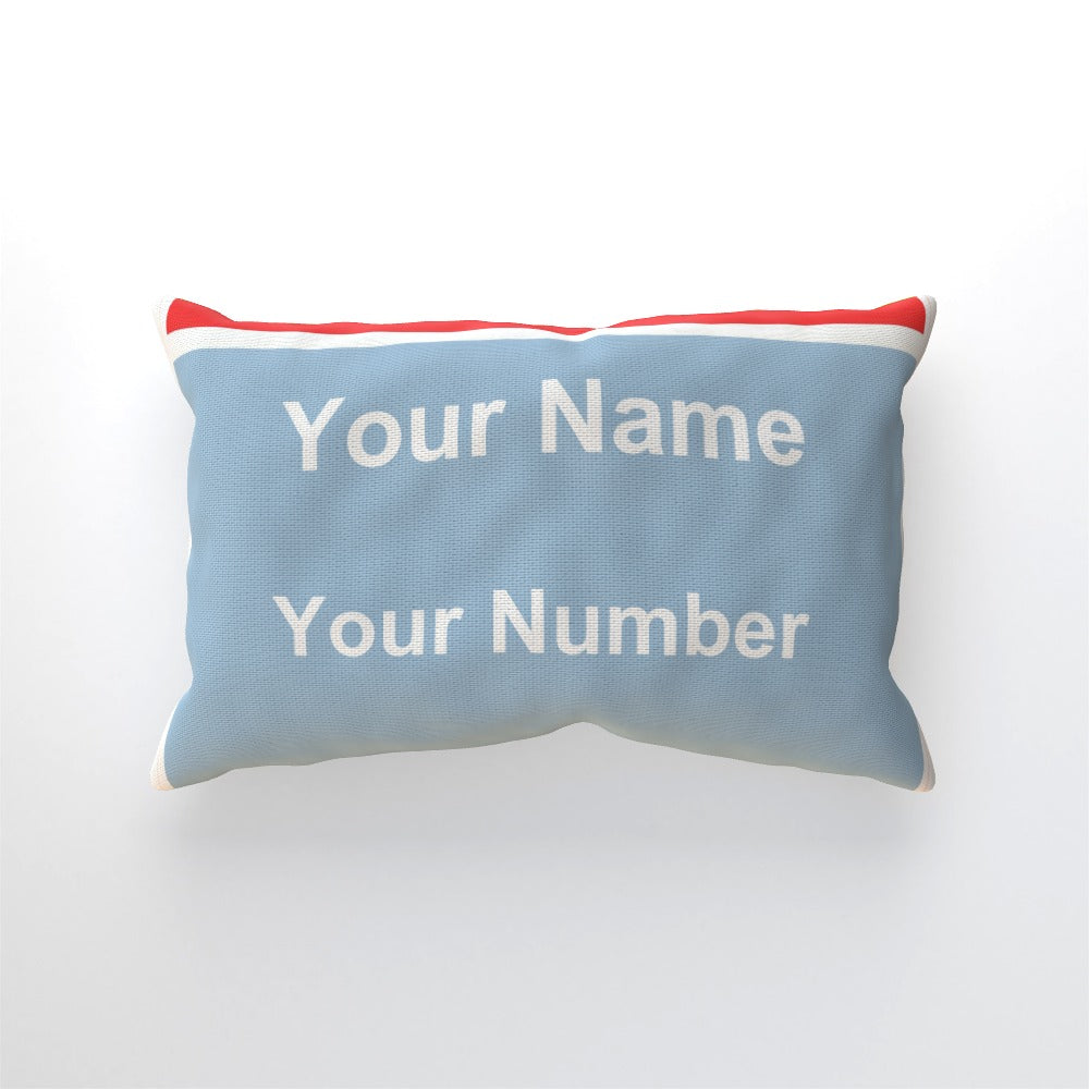 Barmy Army Retro Cushion - Personalised