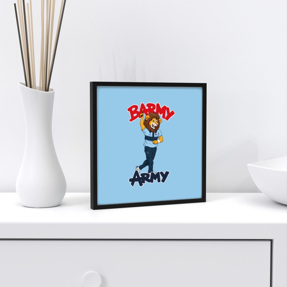 Barmy Army Mascot Send Off Wall Art