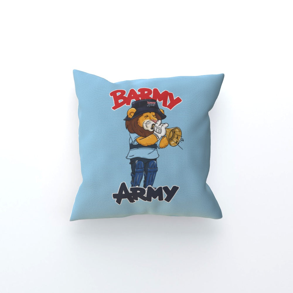 Barmy Army Trumpet Cushion - Personalised
