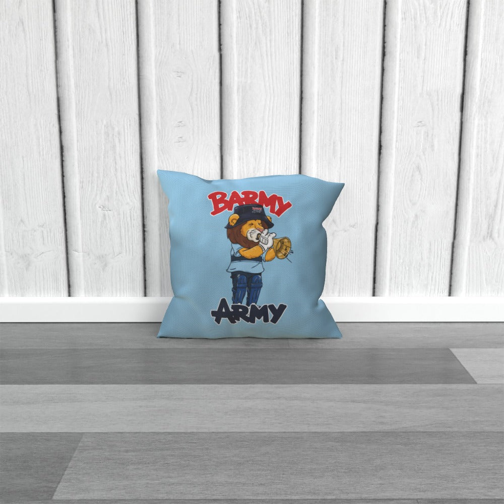 Barmy Army Trumpet Cushion - Personalised