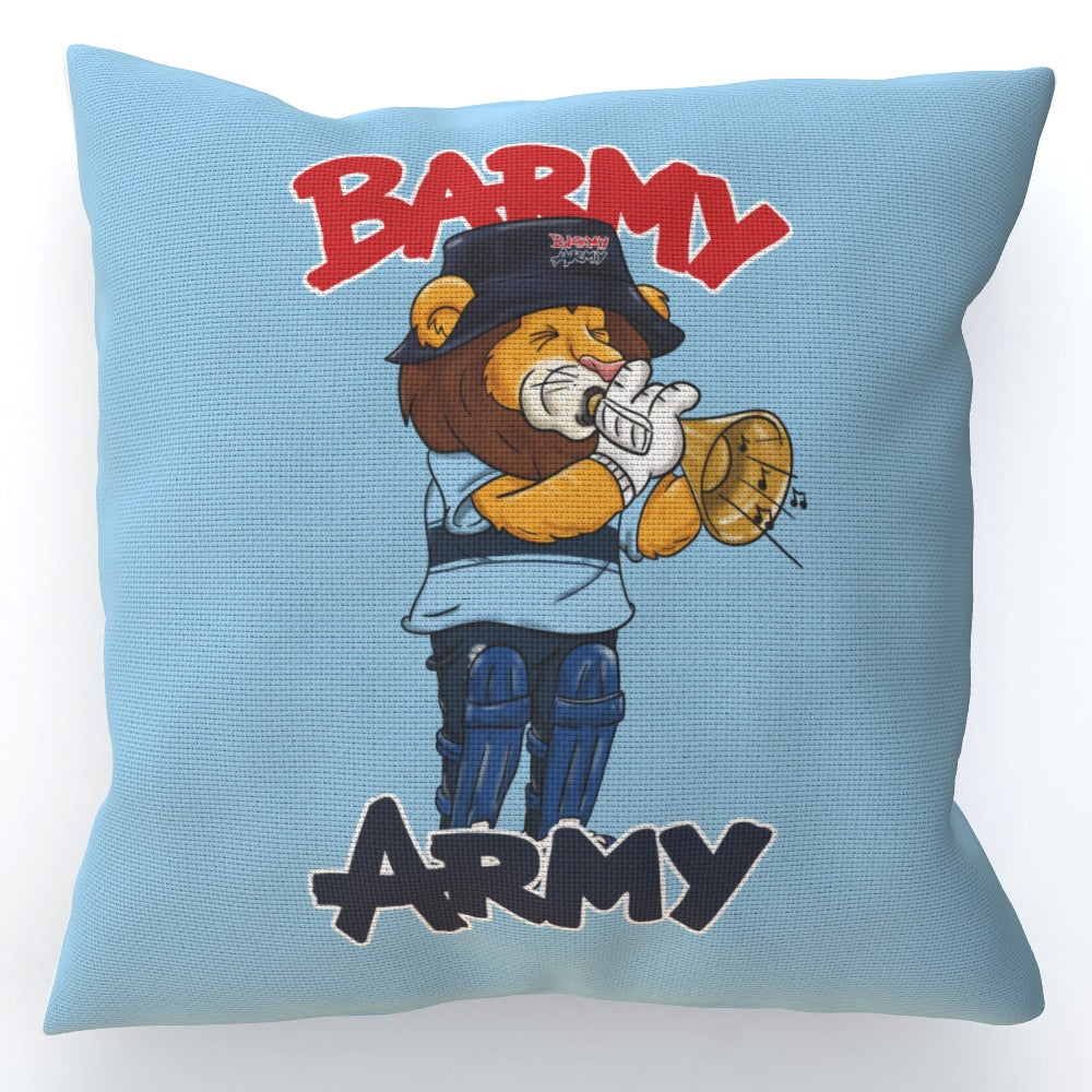 Barmy Army Trumpet Cushion - Personalised
