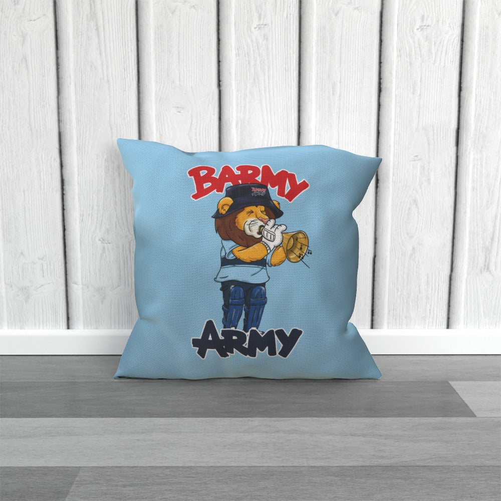 Barmy Army Trumpet Cushion - Personalised