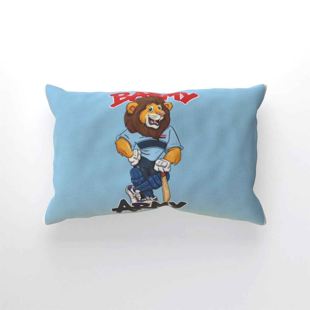 Barmy Army Pose Cushion - Personalised
