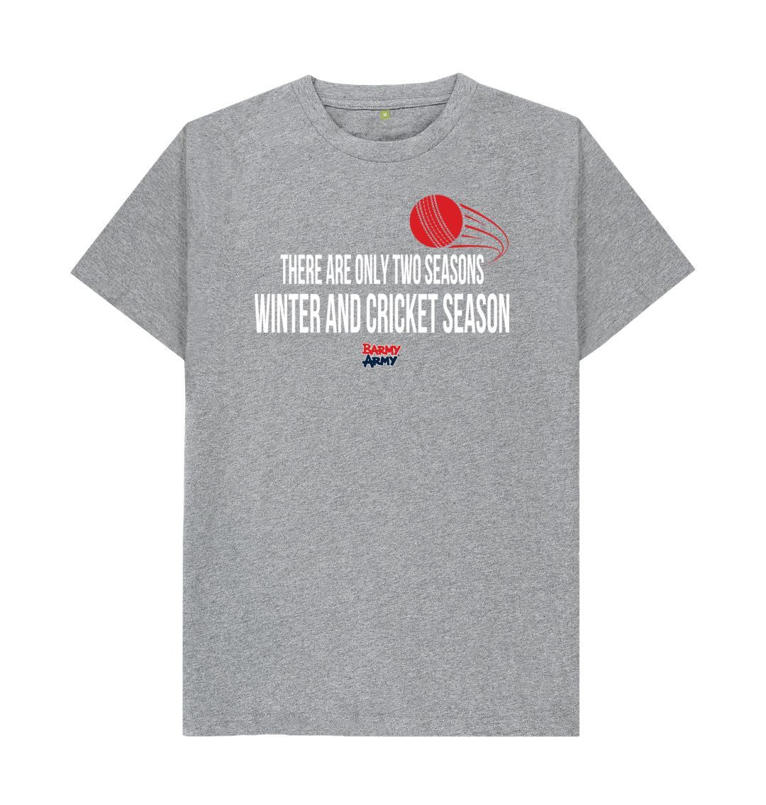 Athletic Grey Barmy Army Two Season Slogan Tee - Men's