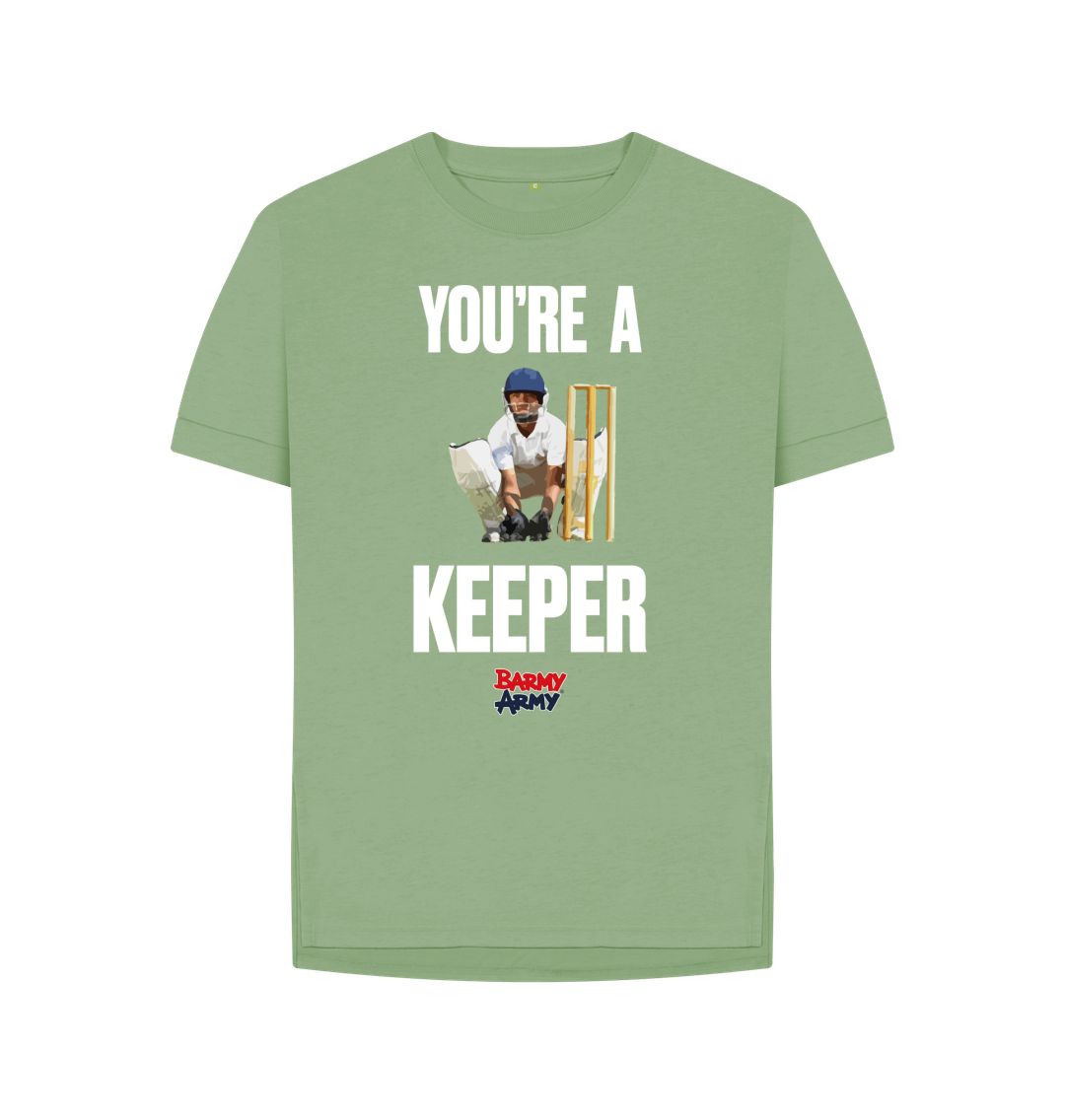 Sage Barmy Army Keeper Relax Fit Tee - Ladies