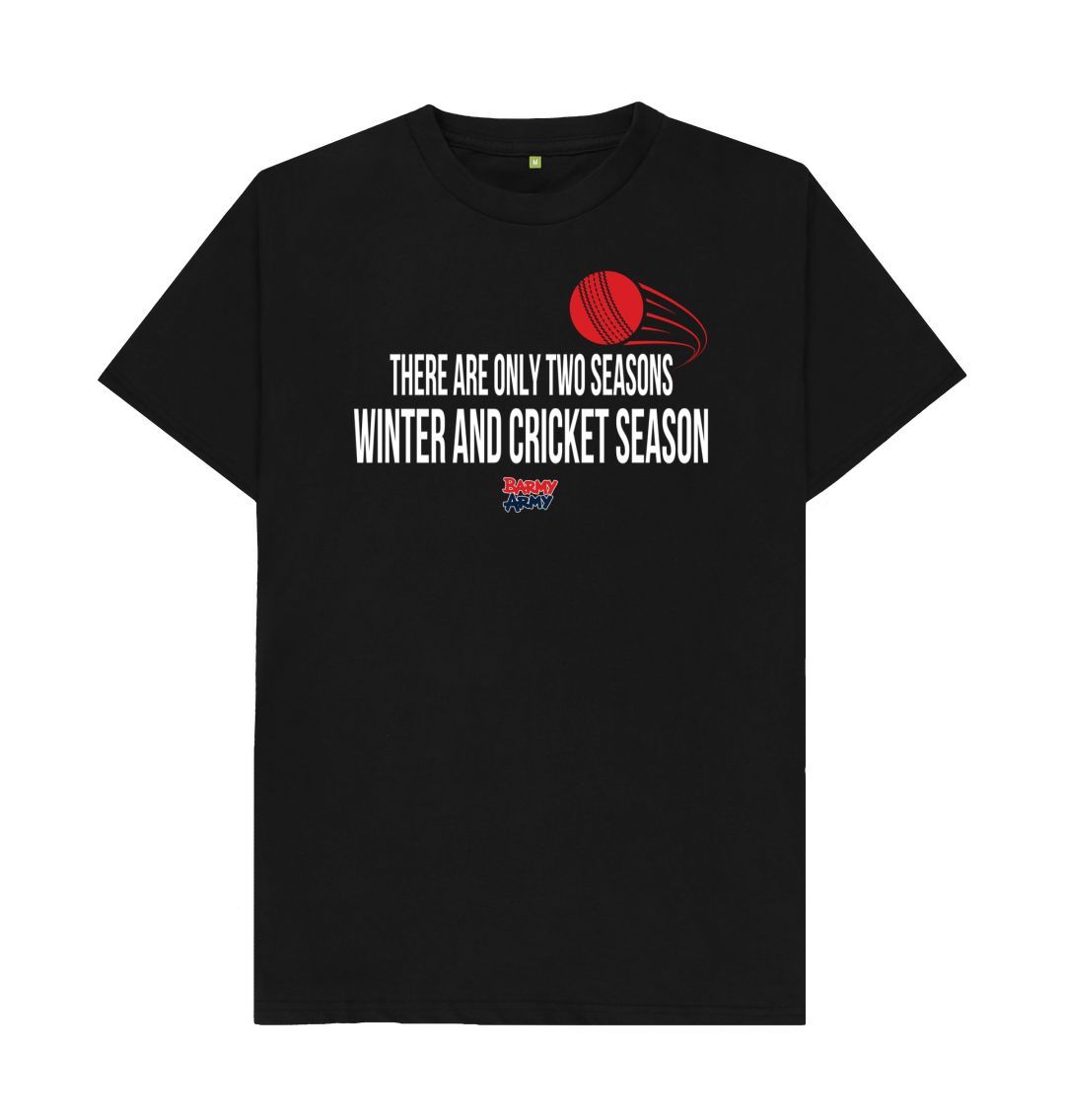 Black Barmy Army Two Season Slogan Tee - Men's