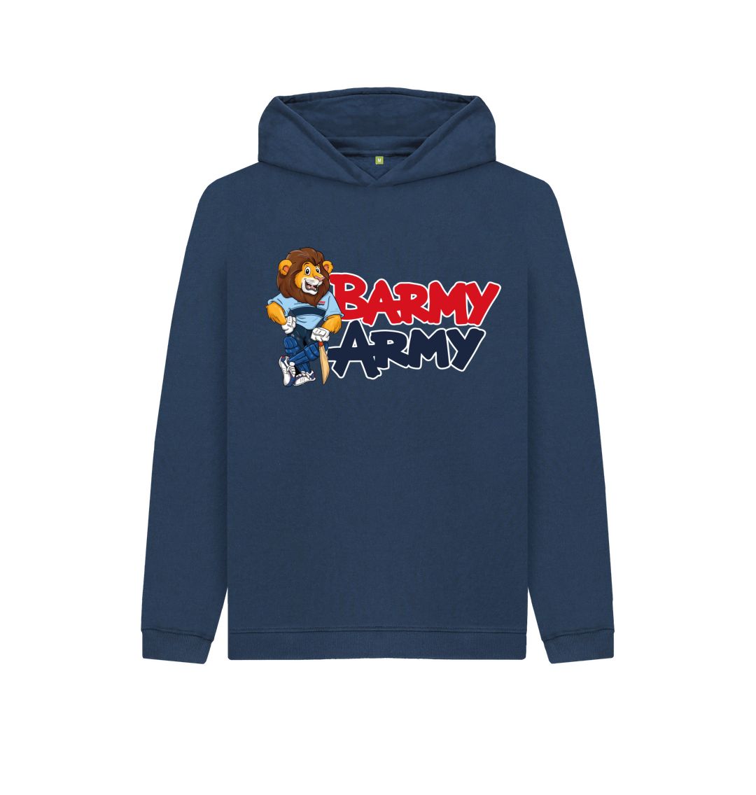 Navy Blue Barmy Army Mascot Hoddy - Juniors