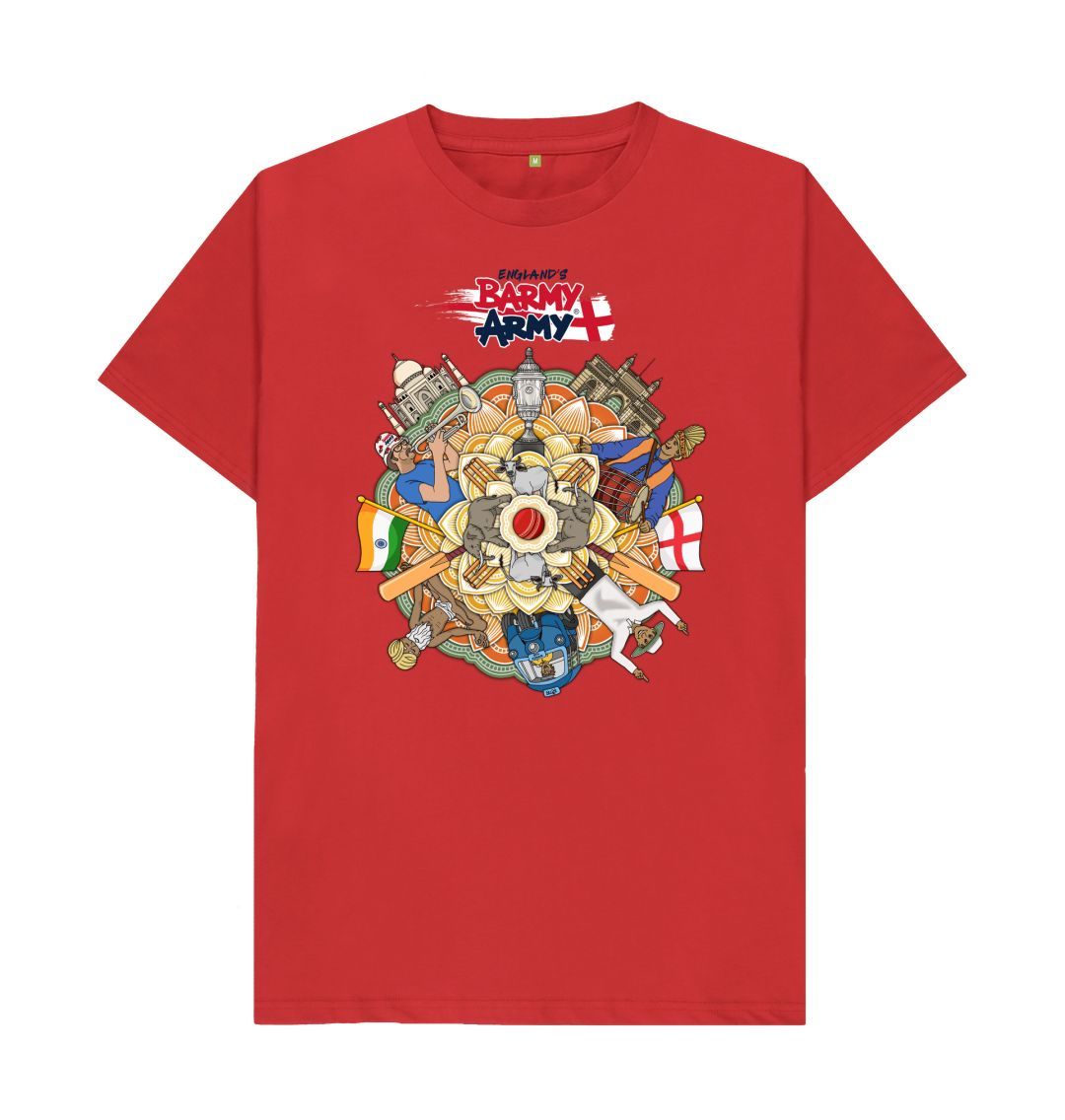 Red Barmy Army Indian Tour Tee - Mens