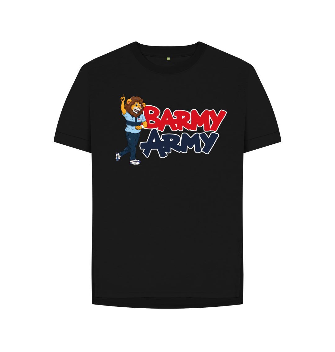 Black Barmy Army Mascot Send Off Tee - Ladies