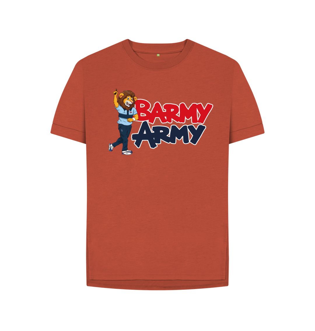 Rust Barmy Army Mascot Send Off Tee - Ladies